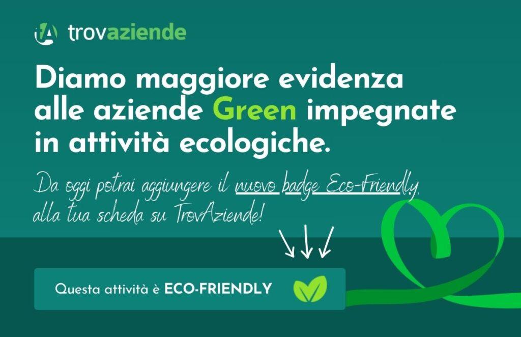 Badge per le aziende ECO friendly su TrovAziende - Green Marketing